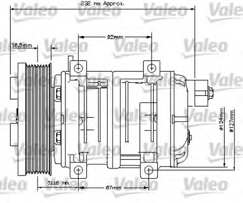 VALEO 815857 Compressor, air conditioning